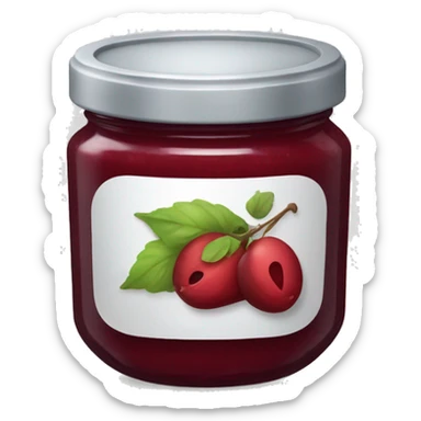 Confiture de fruit rouge sticker
