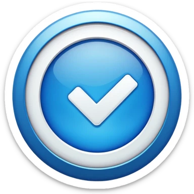 Instagram blue tick verified badge emoji  sticker