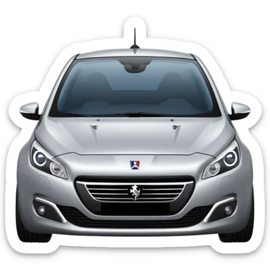 Peugeot logosu sticker