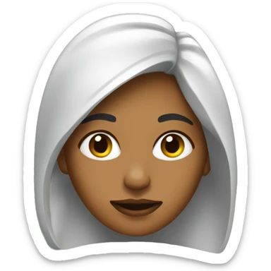 Female artist sticker