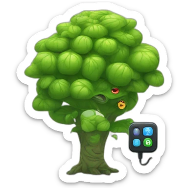 Un sapo con un cotrol remoto sticker