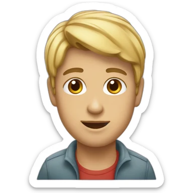 Une personne et un coseur sticker