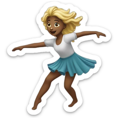 Elisa qui danse sticker