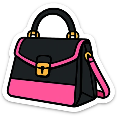 Remove the background, keep the BLACKPINK-inspired chic accessory with a transparent background, vibrant toon style. sticker