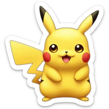 kawaii-pikachu sticker