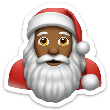 A Colombian Santa Claus sticker