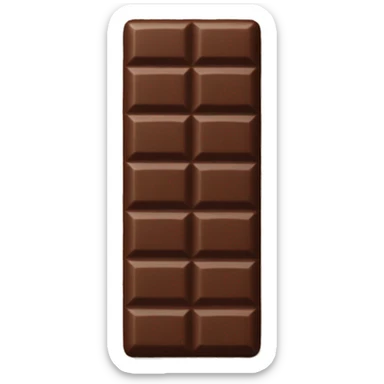 chocolate bar sticker