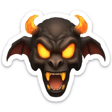 Balrog from the lord of the rings slack emoji sticker