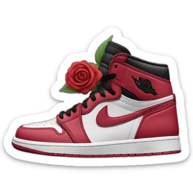 Jordan 1 rose sticker