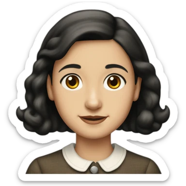 Anne Frank sticker