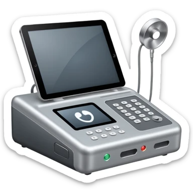 ultrasound machine system  sticker