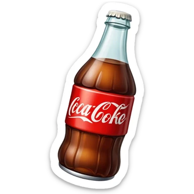 Coke bottle, fat bottle sticker