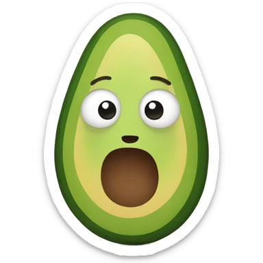 avocado sticker