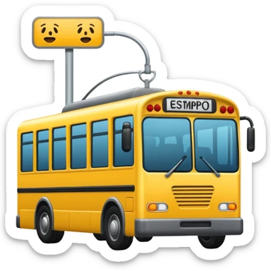 bus escolar sticker