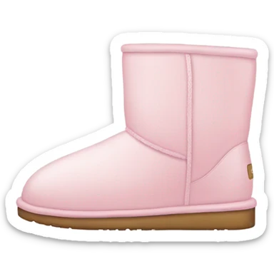 light pink uggs sticker