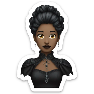 gothic queen sticker