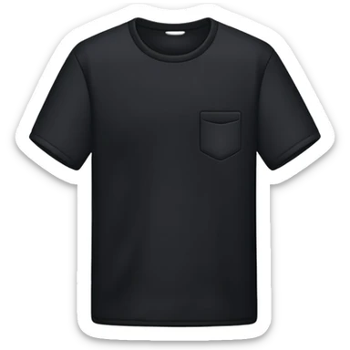black shirt sticker