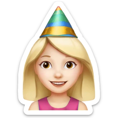 Birthday girl 18 sticker