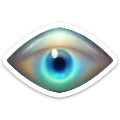 opal crystal gemstone evil eye  sticker