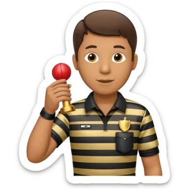 football referee with a vessel  sticker