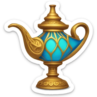Aladdin’s lamp sticker