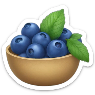 blue berry sticker