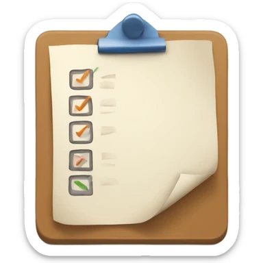 checklist sticker