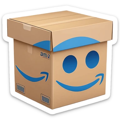 aesthetic Amazon prime box sticker