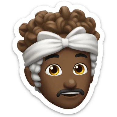 Corazon marron sticker