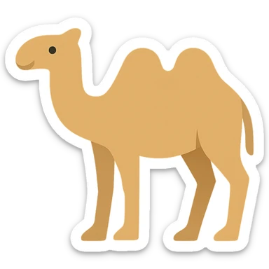 Camel sticker