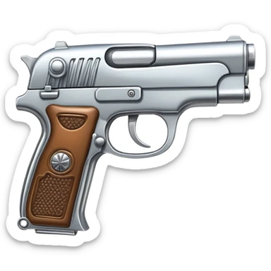 Tren pistola sticker