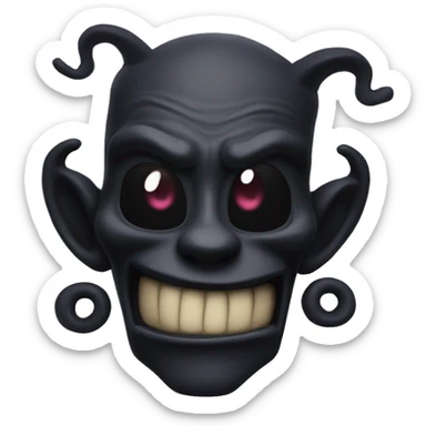 ink demon from bendy and the ink machine  sticker