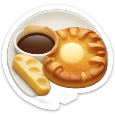 breakfast pastry sticker