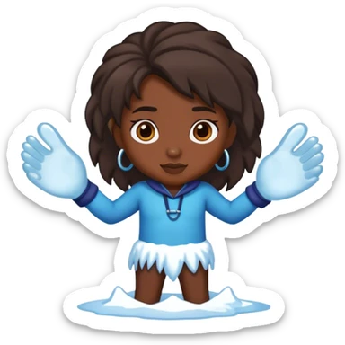 Ice spice with big feet sticker