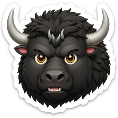 Black Bison sticker
