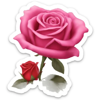 2 boue rose et un concert rose peau sticker