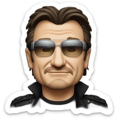 Bono Vox u2 sticker