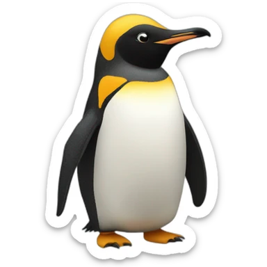 king_penguin sticker
