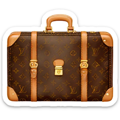 Louis Vuitton suitcase sticker