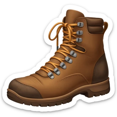 hiking boot sticker