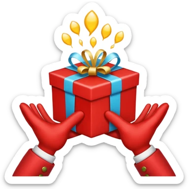 i want an emoji who says that we exchange something. sticker