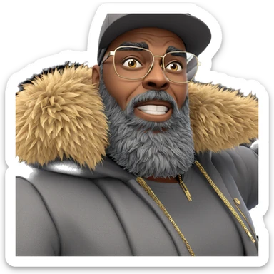 cool guy in stylish outfit sticker