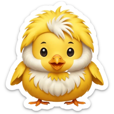 cute chick sticker