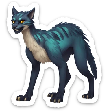 Cool Edgy Modern Vernid species by LiLaiRa full body sticker