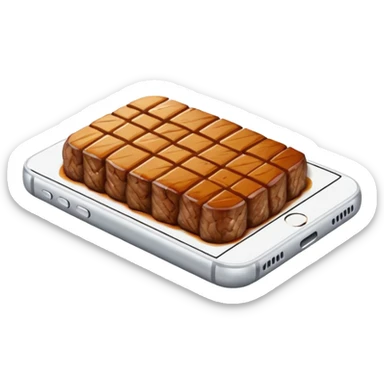 Beyaz iPhone kalp sticker