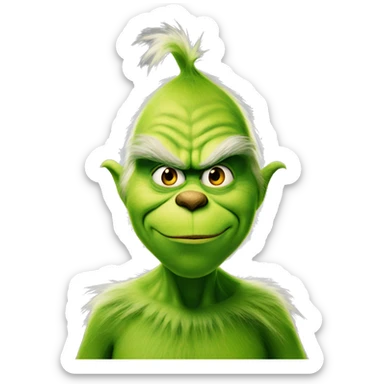 Grinch sticker