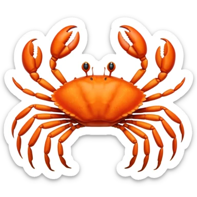 with crab please sticker