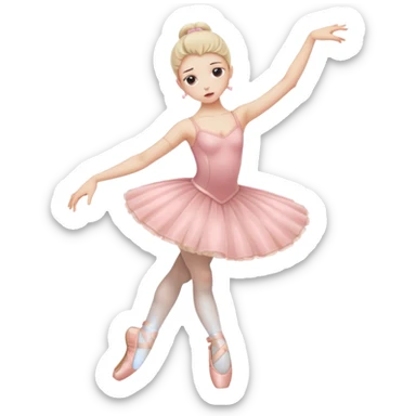 Create an emoji that is this 🙄mixed with 🤮 and at dance 🩰 sticker