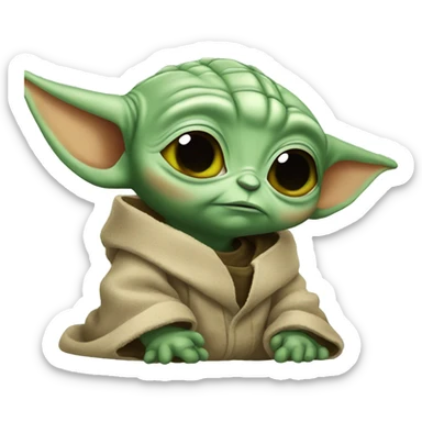 baby yoda sticker