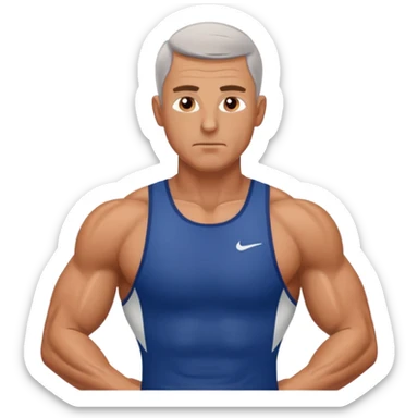 volleyball player, man, Charles Kiraly sticker